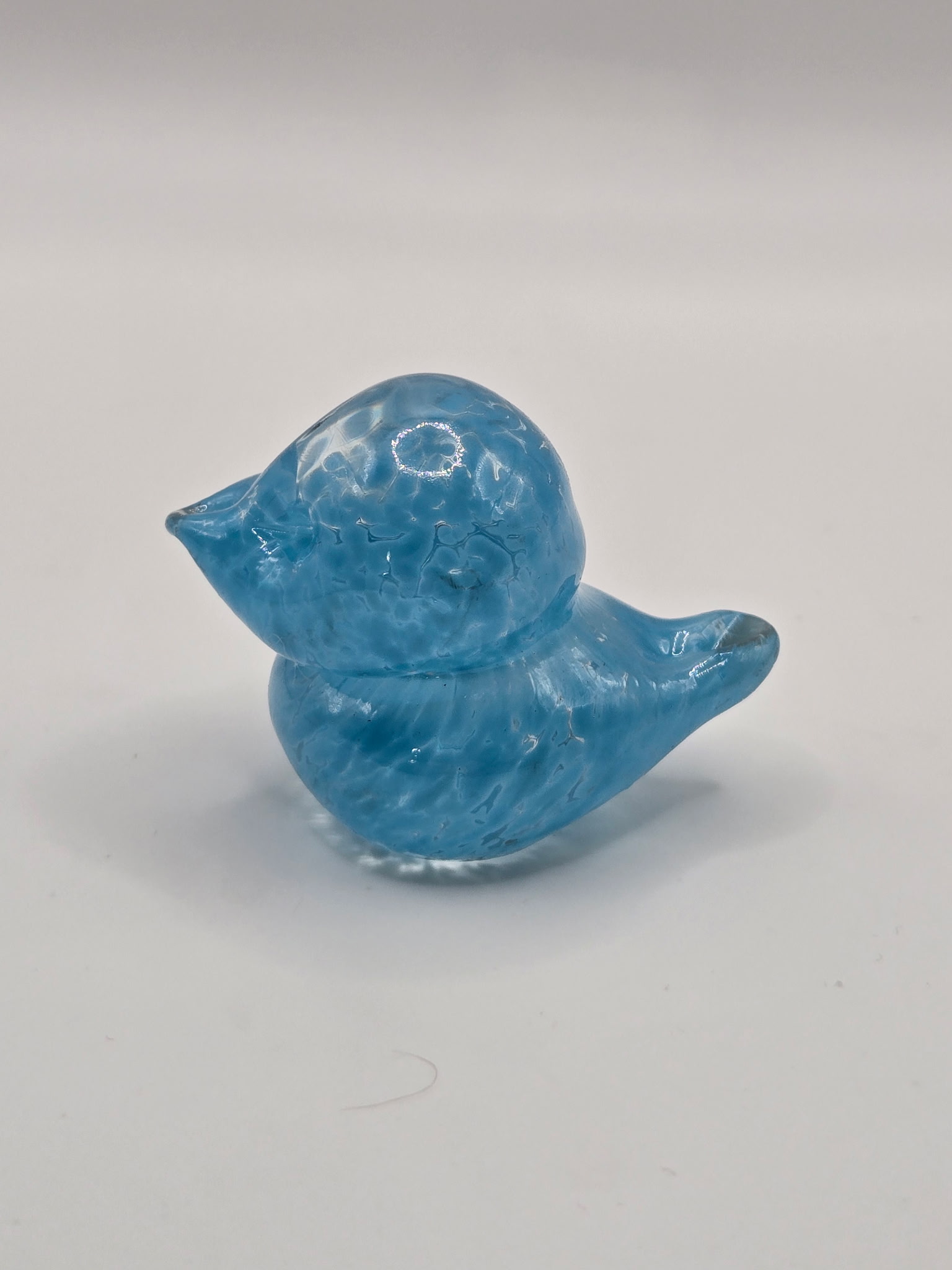 Hand-crafted glass art - Blue Bird